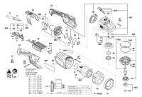 Bosch 3 601 HG1 100 Gws 30-230 Pb Angle Grinder 230 V / Eu Spare Parts